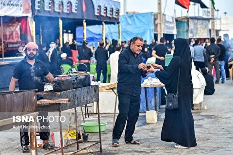 خدمت رسانی 32 موکب چهارمحال و بختیاری در اربعین